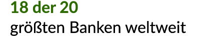 18 der 20 gr ten Banken weltweit