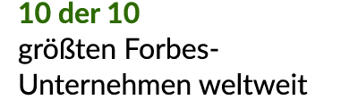 10 der 10 gr ten Forbes Unternehmen weltweit