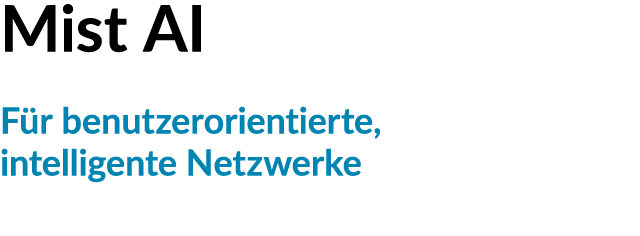 Mist AI F r benutzerorientierte, intelligente Netzwerke