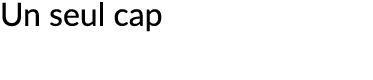 Un seul cap