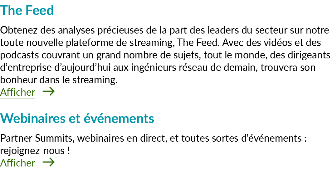 The Feed Obtenez des analyses pr cieuses de la part des leaders du secteur sur notre toute nouvelle plateforme de str...