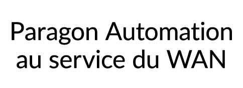 Paragon Automation au service du WAN