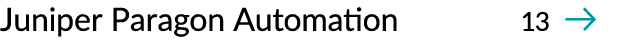 Juniper Paragon Automation 13 ￼