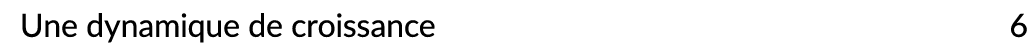 Une dynamique de croissance 6