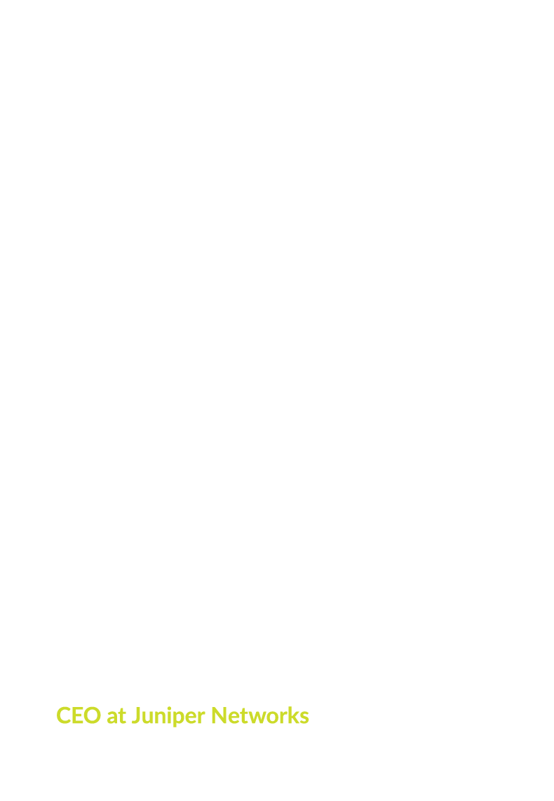 “ Winning the next decade of networking will require a new solution that shifts the mindset from the traditional meas...