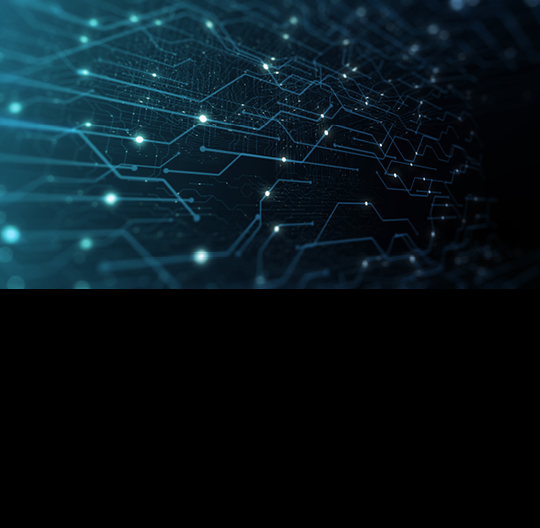 3D Futuristic abstract background. Motion graphic for abstract data center, server, internet, speed. Futuristic HUD tunnel. Display screens for tech titles and background, news headline. 3D render