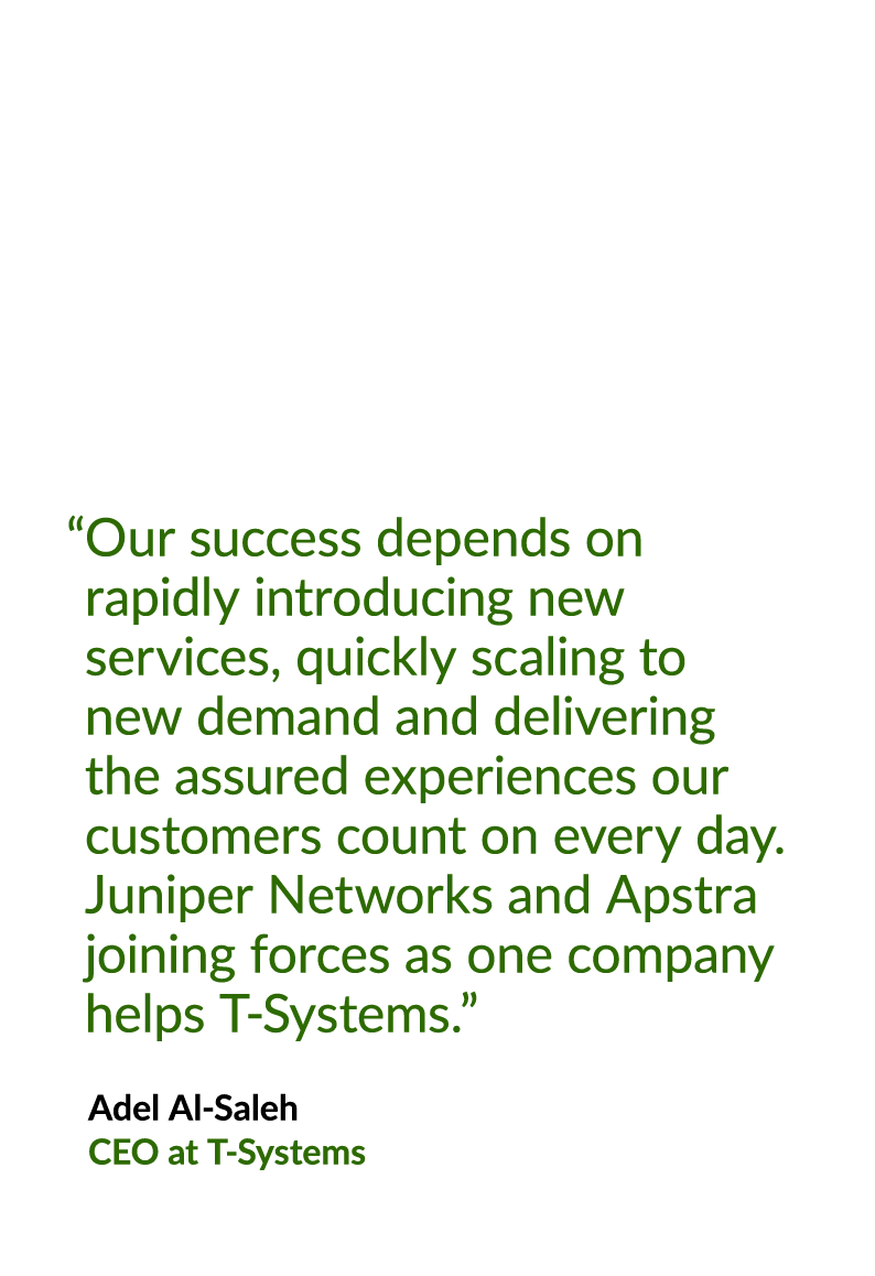 “ Our success depends on rapidly introducing new services, quickly scaling to new demand and delivering the assured e...
