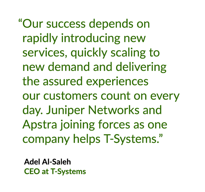 “ Our success depends on rapidly introducing new services, quickly scaling to new demand and delivering the assured e...