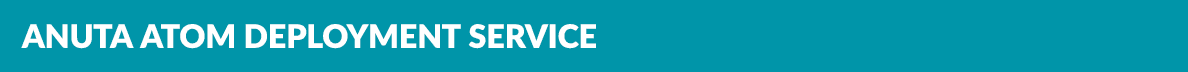 Anuta ATOM Deployment Service