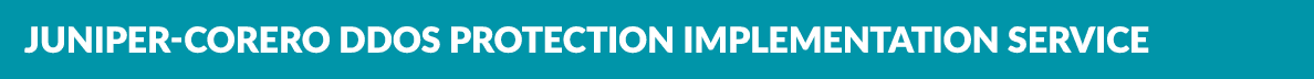 Juniper Corero DDoS Protection Implementation Service