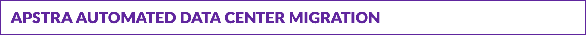 Apstra Automated Data Center Migration