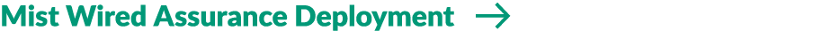 Mist Wired Assurance Deployment ￼