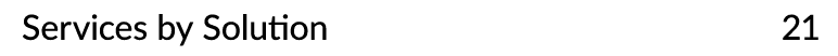 Services by Solution 21