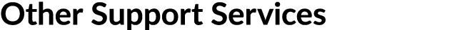 Other Support Services