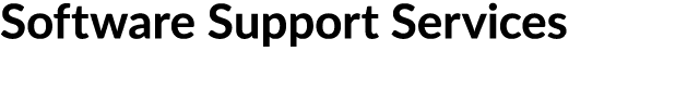 Software Support Services