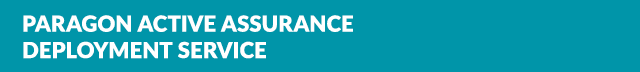 Paragon Active Assurance Deployment Service
