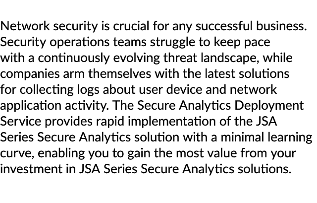 Network security is crucial for any successful business. Security operations teams struggle to keep pace with a conti...