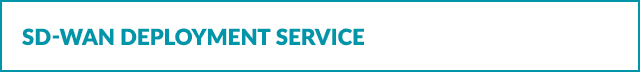 SD WAN Deployment Service