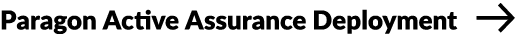 Paragon Active Assurance Deployment ￼