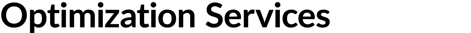 Optimization Services